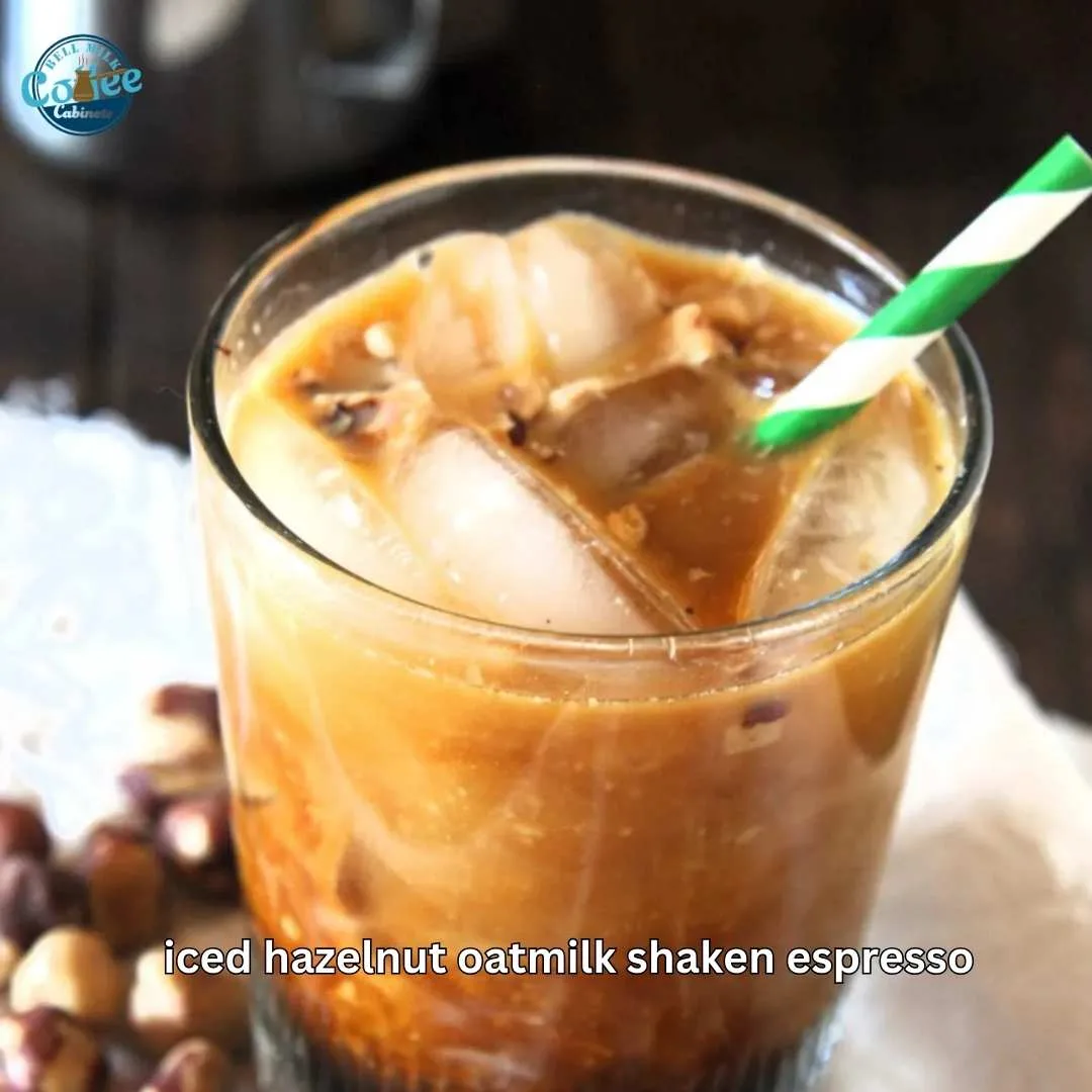 iced hazelnut oatmilk shaken espresso